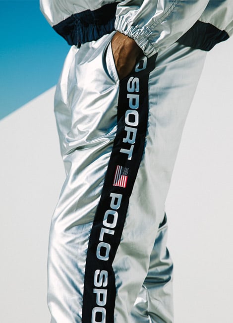 Pantalon discount polo sport