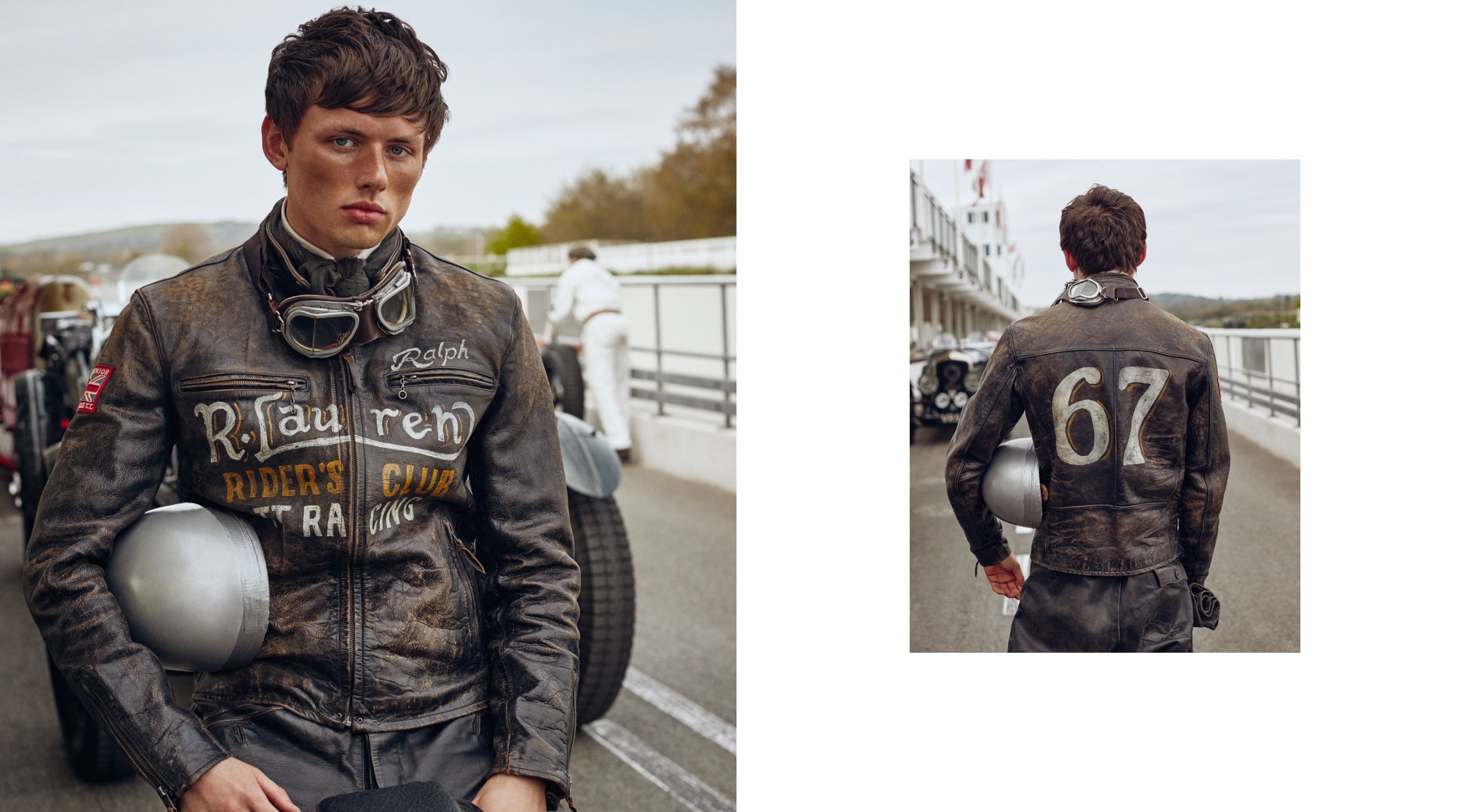 <strong>EL SET DE FOTOGRAF&Iacute;A</strong><br/><span>Esta temporada de Polo Originals, inspirada en la &eacute;poca dorada del Gran Premio de automovilismo, se ha fotografiado en el circuito Goodwood de automovilismo, situado en West Sussex, en la finca Goodwood de casi 5000 hect&aacute;reas. El circuito es conocido por albergar prestigiosos eventos automovil&iacute;sticos, como el famoso Festival of Speed y el Revival</span> <br/><rlmag_link href="https://www.ralphlauren.es/es/search?cgid=brands-prl-tough-and-refined-cg"><button class="shop-collection">Shop the Story</button></rlmag_link>