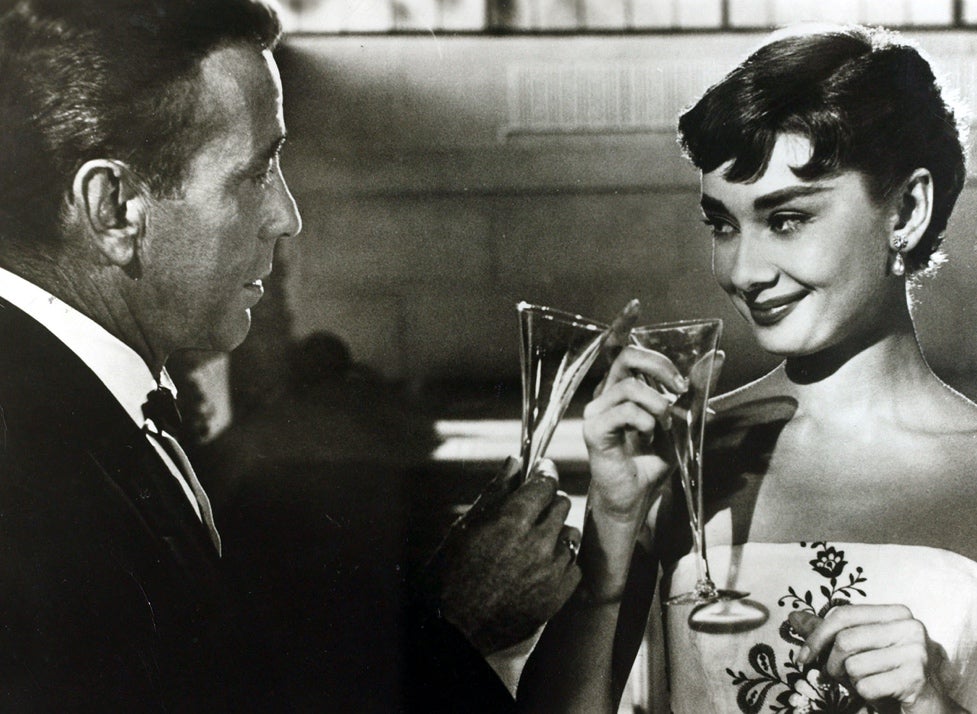 Humphrey Bogart y Audrey Hepburn en <em>Sabrina</em> (1954)