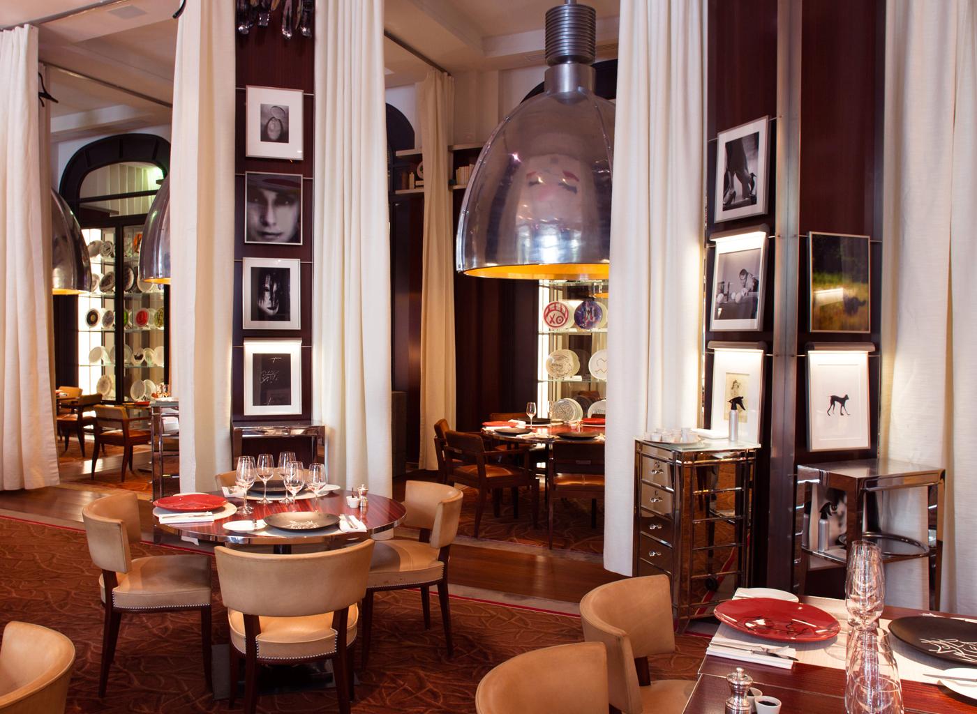                             Art pieces in the public spaces at Le Royal Monceau were all commissioned specially for the hotel and include works by Lucien Hervé, Guy Le Querrec  and more.