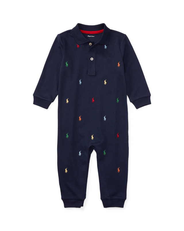 Polo Pony Soft Cotton Polo Coverall