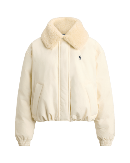 High-Pile-Collar Down Puffer Jacket