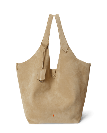 Bolso tote Polo Play grande de ante