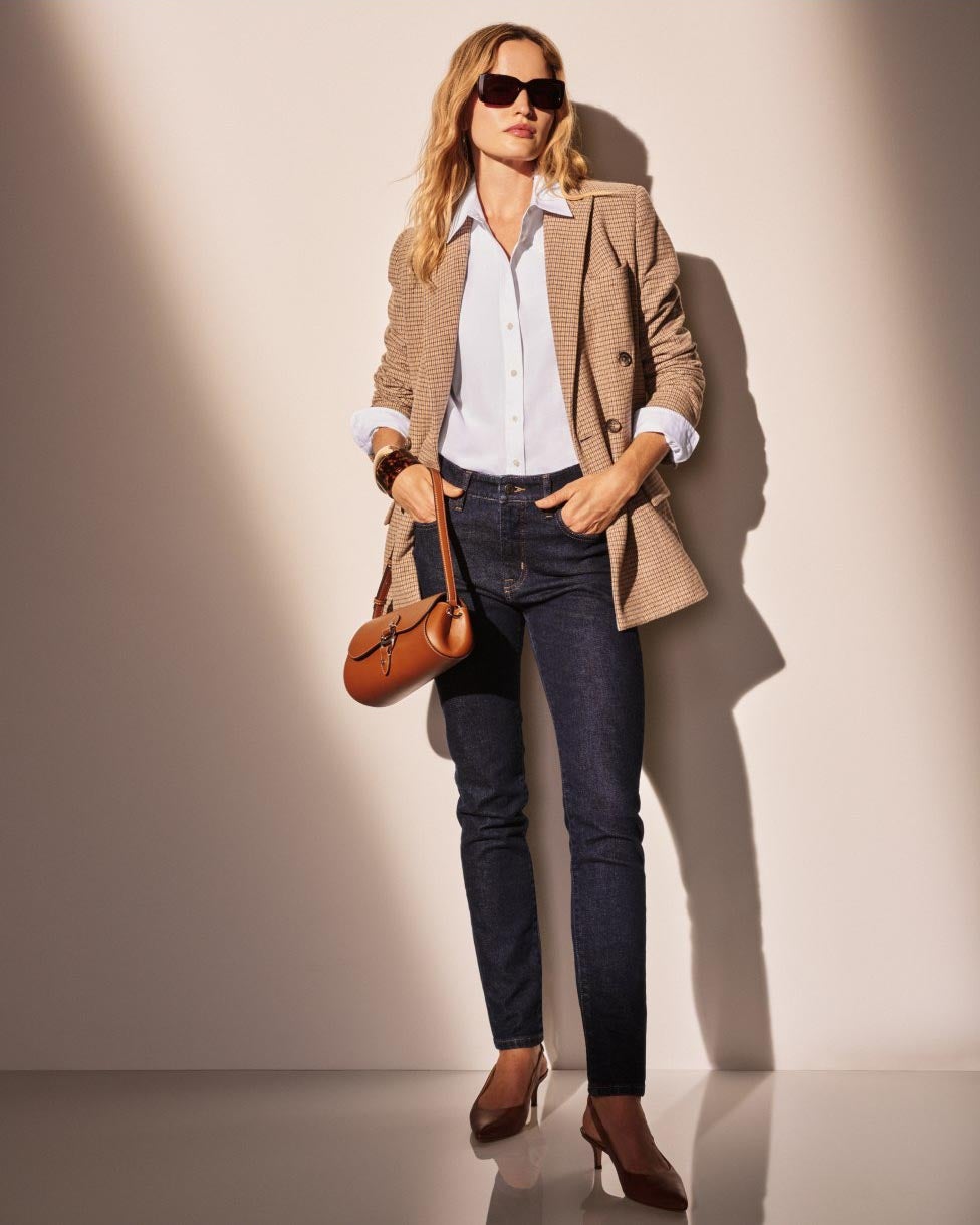 Jeans de tiro alto Skinny Ankle Fit