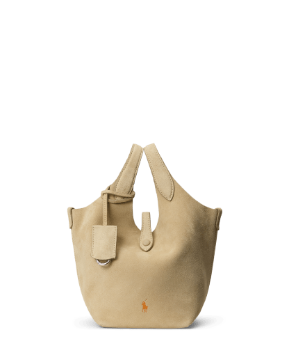 Bolso tote cruzado Polo Play de ante