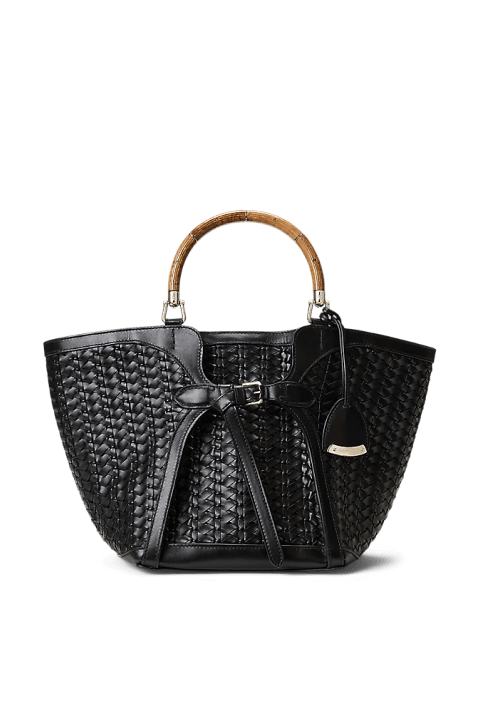 Bolso tote Ralph de piel trenzada
