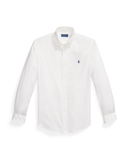 Camisa oxford Slim Fit teñida en prenda