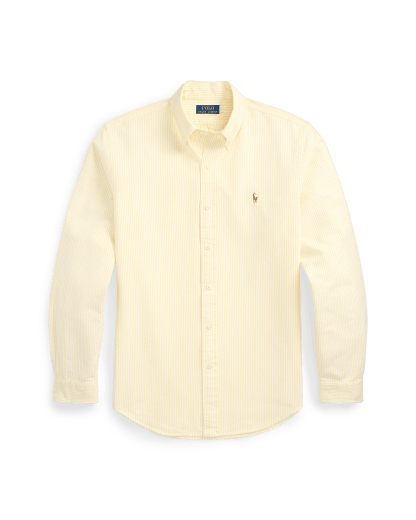 Camisa Oxford de rayas Custom Fit