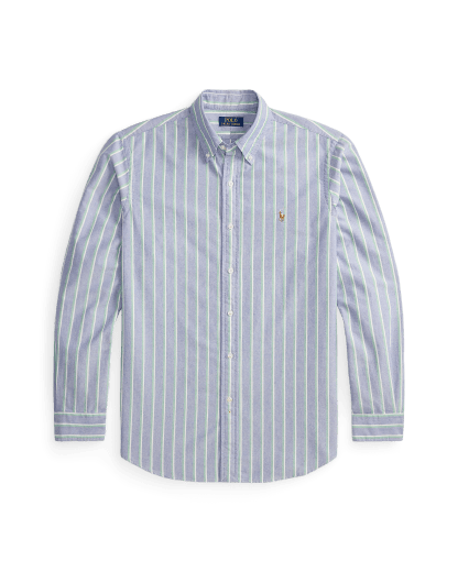 Camisa oxford de rayas Custom Fit