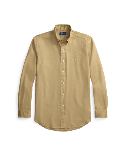Camisa de lino Custom Fit