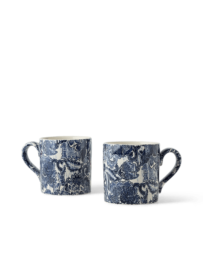 Juego de tazas Faded Peony