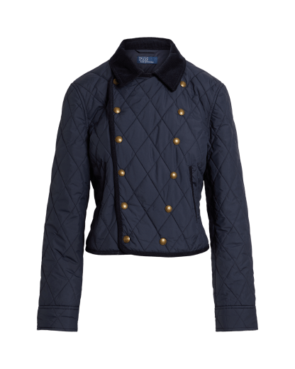 Chaqueta acolchada de doble botonadura