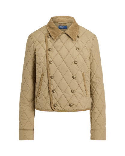 Chaqueta acolchada de doble botonadura