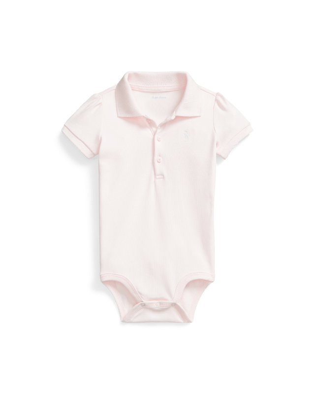 Body tipo polo de algodón suave