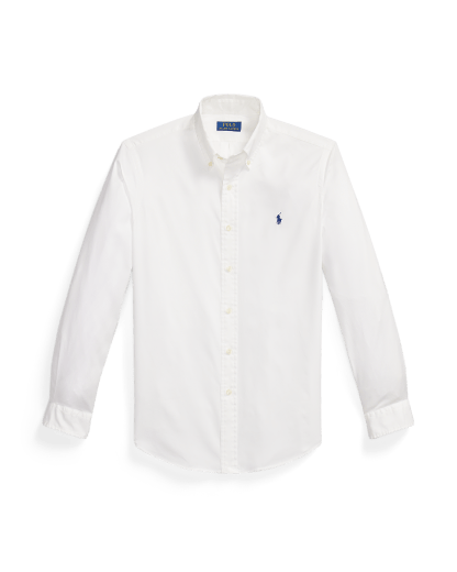 Camisa oxford Slim Fit teñida en prenda