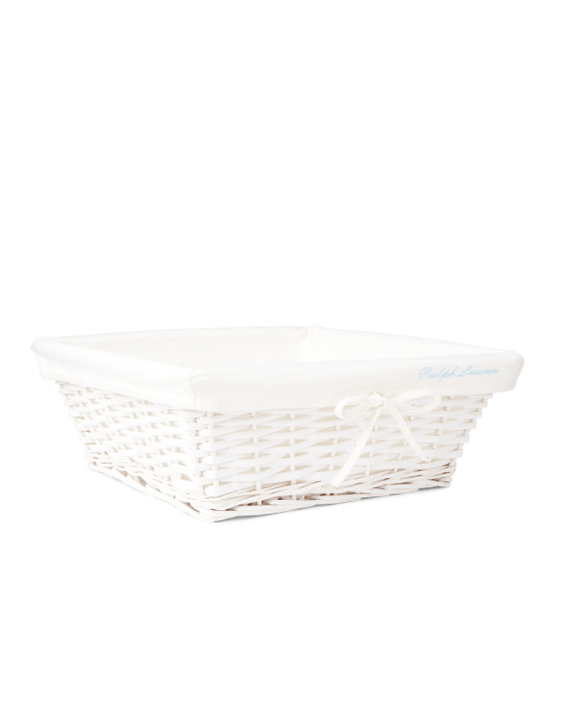 Cesta de mimbre grande para bebé