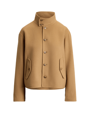 Chaqueta de lana de doble cara