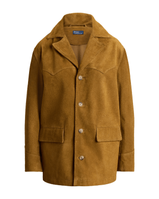 Chaqueta Western de ante