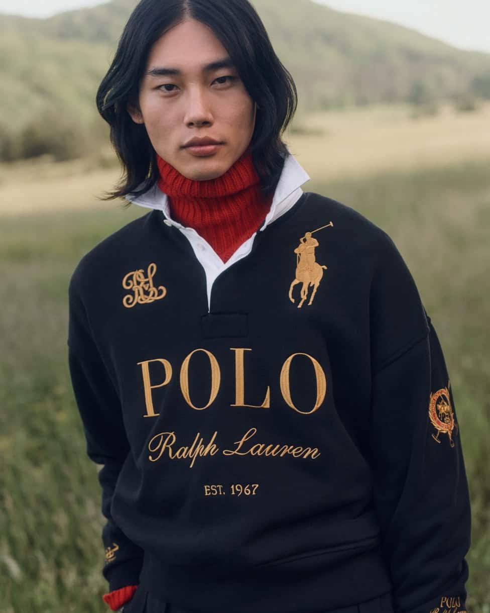 Sudadera de rugby con Big Pony Relaxed