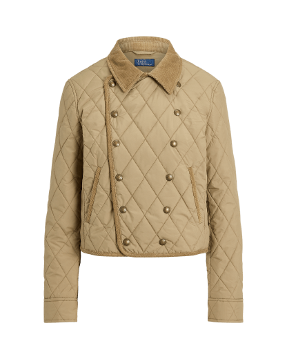 Chaqueta acolchada de doble botonadura