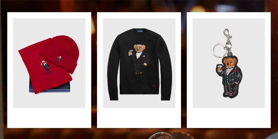 polo bear martini shirt
